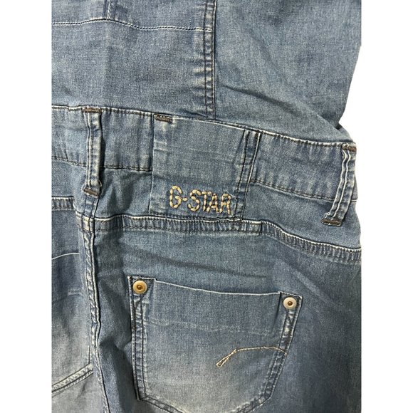 Soft Denim Dress w/ Adjustable Straps, Buttons - Size XS - G-Star Raw Women's - Picture 3 of 4